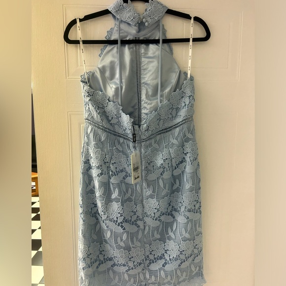 Bardot Light Blue Dress Size Medium - Picture 2 of 5